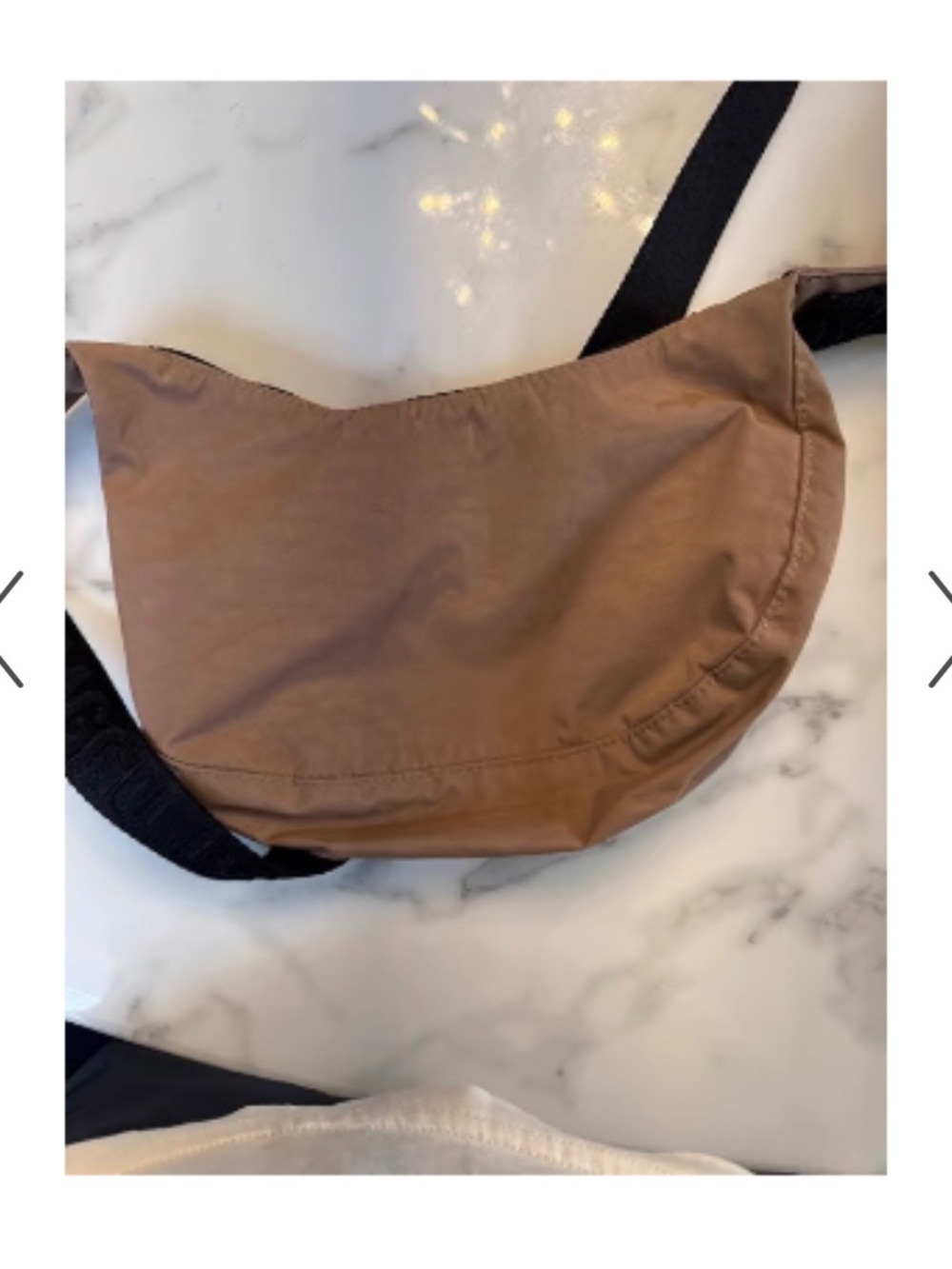 Baggu Small Crescent - cocoa